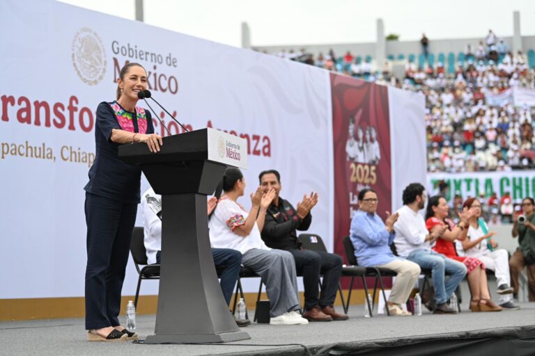 Con la presidenta Claudia Sheinbaum, Chiapas avanza