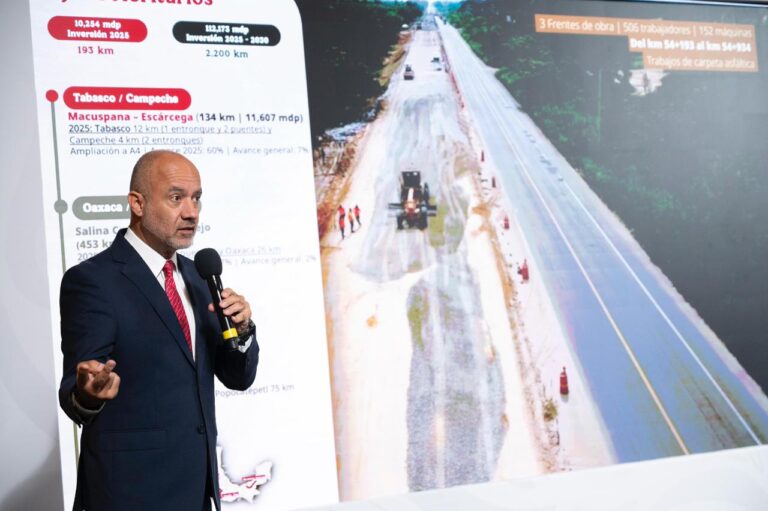 Programa de infraestructura carretera registra avance global del 60%