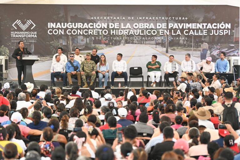 Eduardo Ramírez impulsa obras y acciones para el desarrollo y bienestar de las familias en Reforma