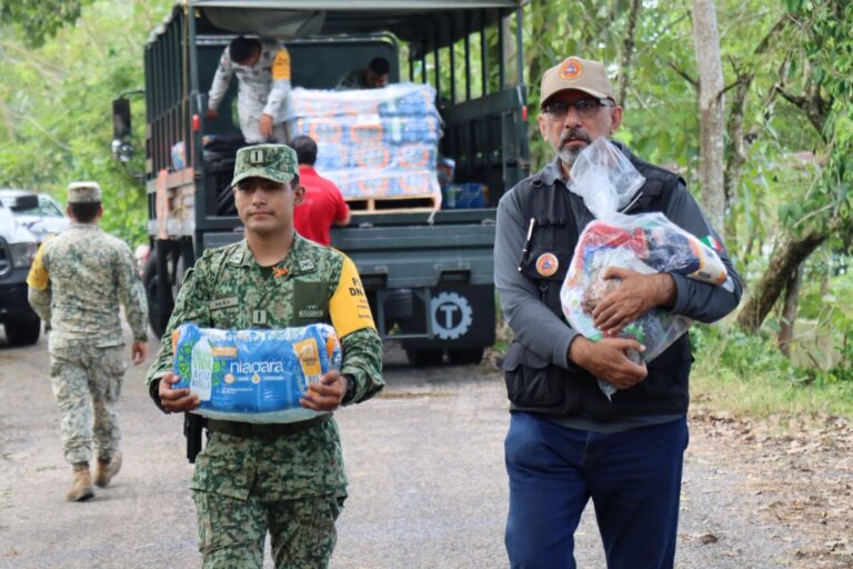 Gobierno de Tabasco fortalece apoyo humanitario ante efectos del Frente Frío N.19
