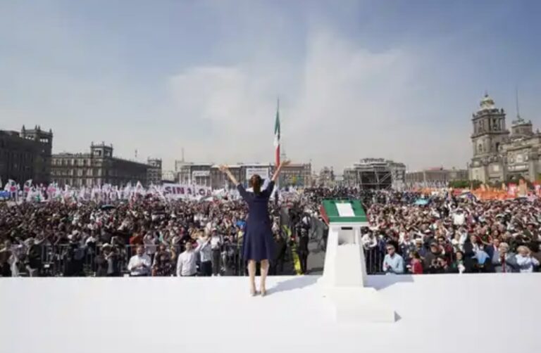 México avanza con la fuerza invencible de su pueblo: Claudia Sheinbaum